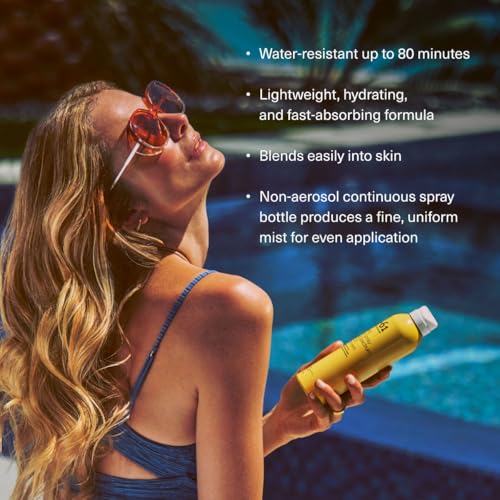 m-61 Body Spray Sunscreen SPF 30 | Non-Aerosol Continuous Sunscreen Spray, Coconut Vanilla Scented - 6 Fl Oz.