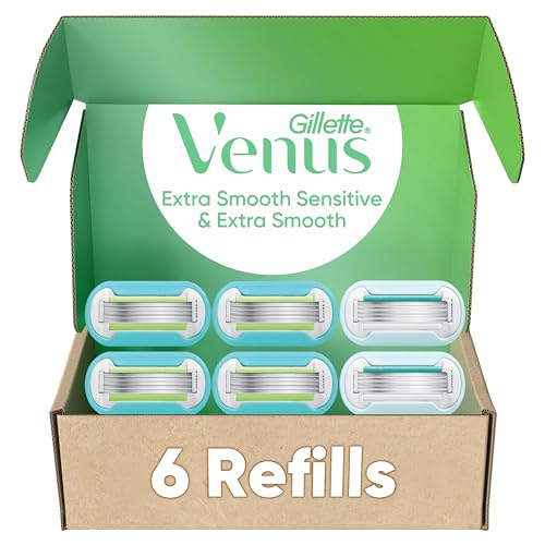 Women's Razor Blade Refills Pack - 6 Count for Gillette Venus Razors
