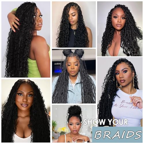 Brazilian Virgin Human Hair Deep Wave Bundles BA 16 Inch Natural Black - 3 Pack