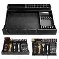 BARBERTOP 16x13x2.3 Inch Multi-Functional Barber Station Organizer with Clipper & Guard Storage