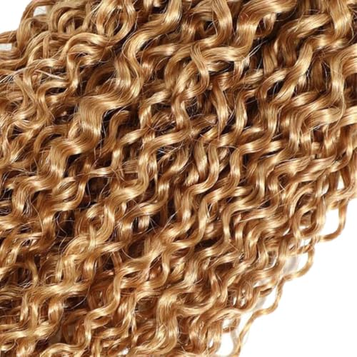 Honey Blonde Jerry Curly Human Hair Bundle 24 Inch - Unprocessed Brazilian Virgin Hair