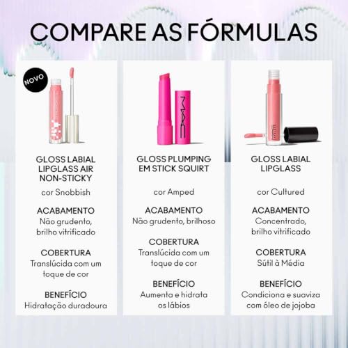 Lip Gloss Non-Sticky Air Gloss Snobbish 0.17 oz - Women’s Lip Makeup