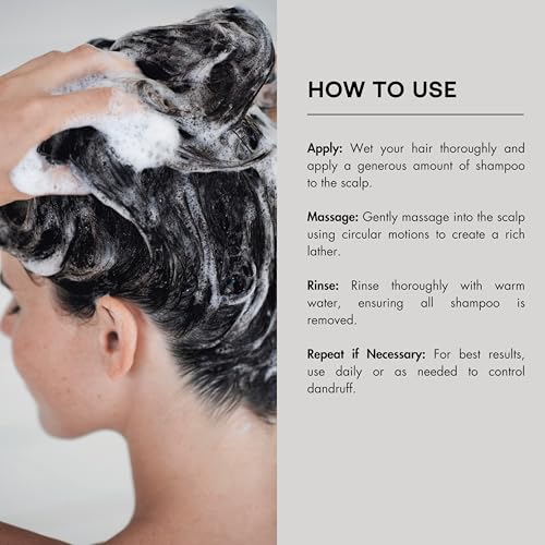 Dry Dandruff Shampoo with Organic Ingredients for Scalp Balance - 3.38 Oz