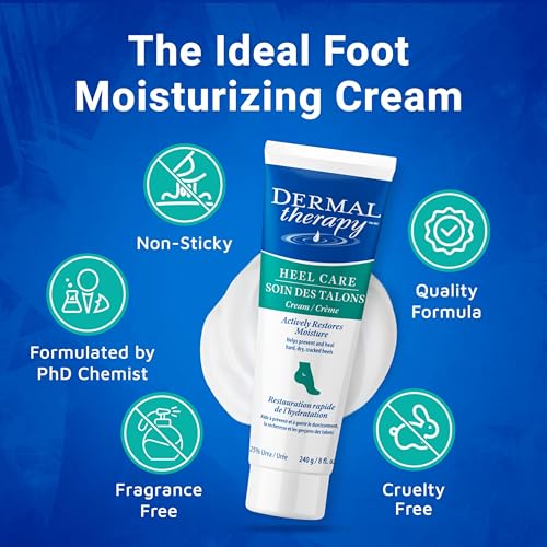Heel Care Cream Bundle 5.5 Fl Oz Pack of 2 - Moisturizing & Exfoliating Foot Treatment