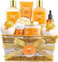 Luxury 10-Piece Self-Care Spa Gift Set with Bath Bombs & Body Products for Women