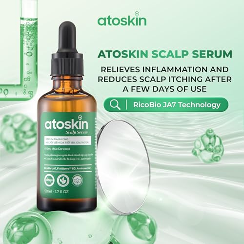 Atoskin Seborrheic Dermatitis & Dandruff Serum + Shampoo for Adults & Kids