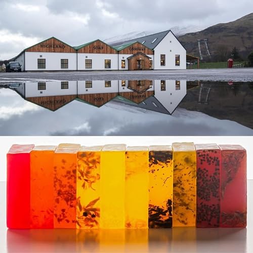 Handmade Scottish Organic Glycerin Soap Bar Whisky & Honey - 5.3oz Variation of THIS listing