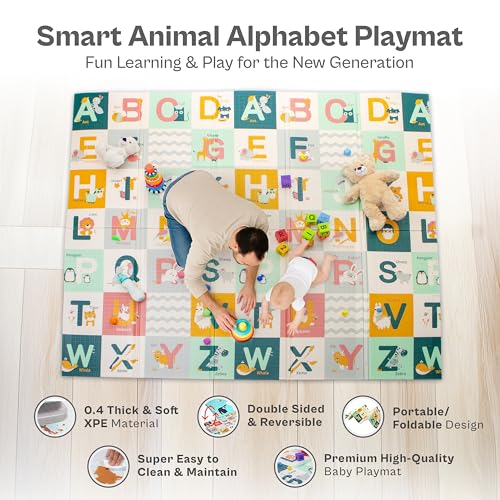 Large Baby Playpen with Mat 71x59 Inch Safety Play Yard for Toddlers Indoor & Outdoor