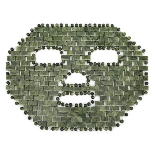 Gemshan Jade Facial Mask for Skin Care and Relaxation - Natural Stone Eye & Face Mask