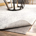 Grey 8' x 10' Eco-Friendly Felt Rug Pad - Non-Slip Floor Protector