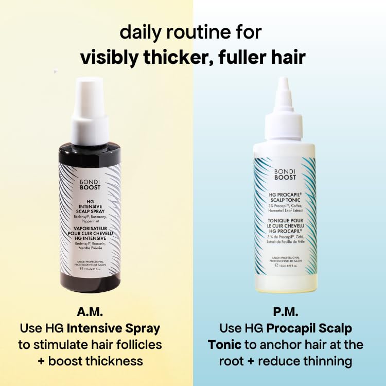 BONDIBOOST Procapil Scalp Treatment [4.23 fl oz], Daily Leave In Treatment for Thinning Hair + Anchor Hair, Scalp Serum for Thicker Hair with Procapil, Rosemary & Biotinoyl Tripeptide-1, Sulfate-Free
