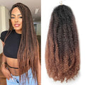 XSASLYET 18 Inch Marley Twist Braid Hair 8 Packs Cubano Style Protective Hair