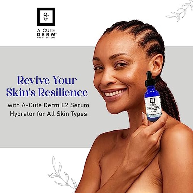 A-Cute Derm Emunition¢ç E2 Serum Hydrator to Improve Loss Moisturizer Helps in Healing for Sensitive Skin (1 oz)