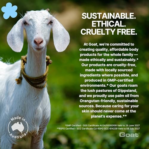 Goat Milk Soap Bar - Original Scent, 6 x 100g Pack for Sensitive Skin