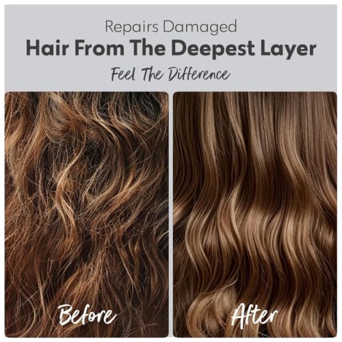 FOUR REASONS Bio-Molecule Repair Hair Mask for Damaged & Dry Hair - Deep Conditioning & Bond Repair, Vegan & Sulfate-Free, 250ml