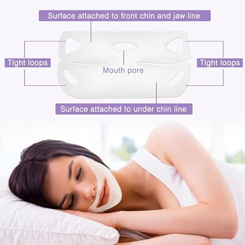 Double Chin Lifting Mask, Firming Mask for Face and Neck Lifting, Tightening and Firming For Women (4PCS)