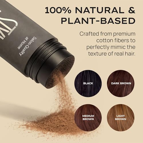 Style Edit Hair Building Fibers Light Brown 0.88 Fl Oz - Natural Thinning Hair Concealer