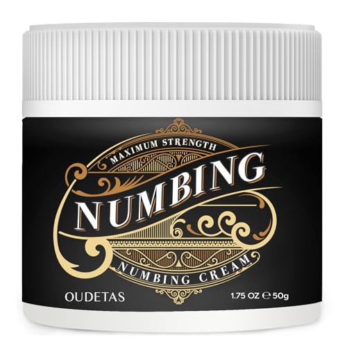 Oudetas Extra Strength Numbing Cream with Emu Oil & Arnica - 1.39 Fl Oz