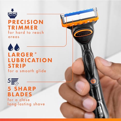 Gillette Fusion5 Power Razor Blade Refills for Men - 10 Count