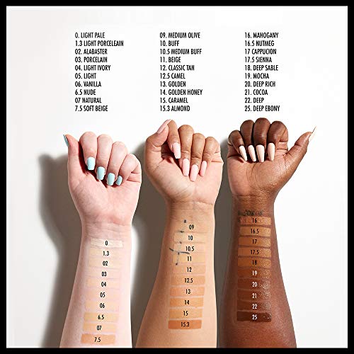 NYX PROFESSIONAL MAKEUP Total Control Pro Drop Foundation, Skin-True Buildable Coverage - Sienna