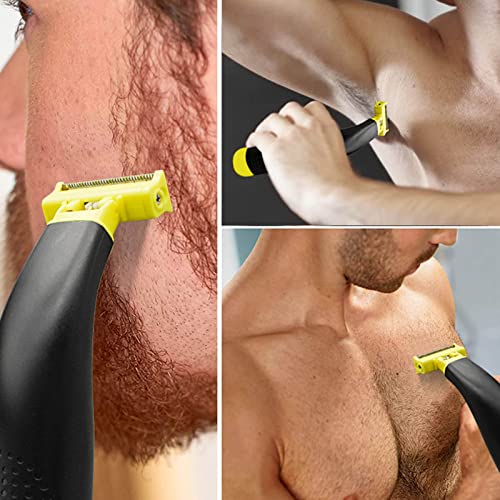 Men's Wet & Dry Beard Trimmer & Shaver with 4 Adjustable Combs