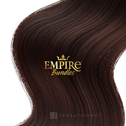 Sensationnel Empire Virgin Human Hair Bundles - Straight, 10 Inch, Natural/Black