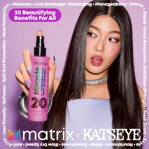 Matrix Miracle Creator Leave-In Conditioner Spray with Heat Protectant - 13.5 Fl Oz