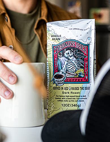 Raven's Brew Deadman's Reach Dark Roast Coffee 80oz - Whole Bean, High-Speed Blend with Sweet Bite