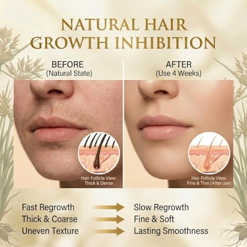 Pure Cyperus Rotundus Oil for Hair Removal & Growth Inhibition - 2oz