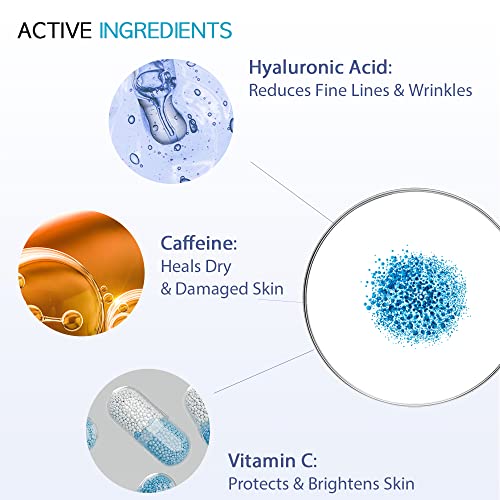 OOTD Intensive Vegan Facial Eye Serum and Cream [5 Pack] Korea All Day Skin Care Solution for Sensitive Skin