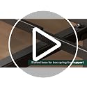 Full Metal Platform Bed Frame - 16 Inch Modern Steel Slat Support No Box Spring Black Variation of THIS listing