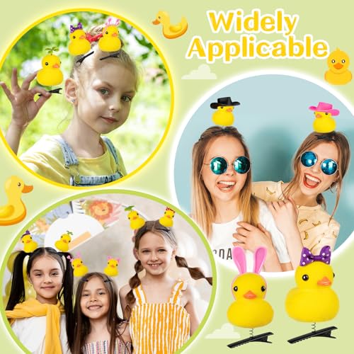 Yellow Duck Hair Clips 36Pcs Rave Accessories for School Party Festival - Variation of THIS listing