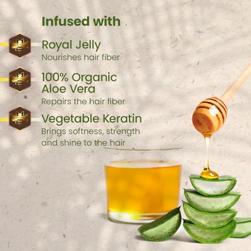 Aloe Vera Shampoo with Royal Jelly & Keratin - 14 Fl Oz, Pack of 3