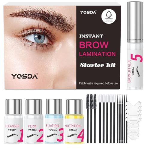 Brow Lamination Kit for Fluffy, Thicker Brows - Professional DIY Eyebrow Perm Set