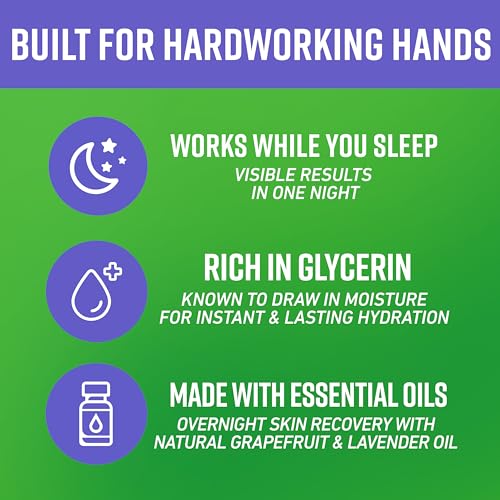 O'Keeffe's Night Treatment Set - Hand, Foot & Lip Repair Night Creams - Pack of 1