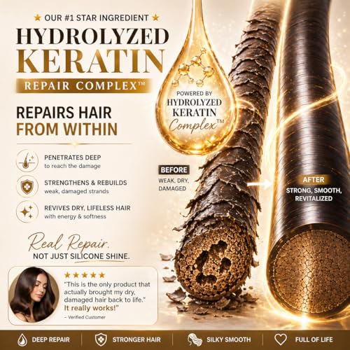 DJ LADY NADA Rose Rhapsody Deep Hair Mask for Damaged & Frizzy Hair – 8.8 oz
