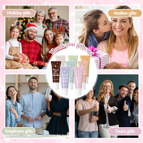 Appreciation Christmas Lip Balm Set - 24 Pcs Gratitude Gifts for Coworkers