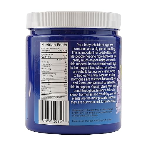 Night Rebuild Powder for Stress Relief & Hormone Support - Restful Sleep Aid