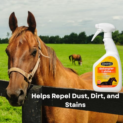 Horse Mane & Tail Detangler and Shine Conditioner - 32oz Spray
