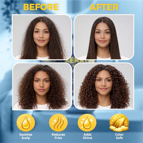 Nexon Botanics Keratin Shampoo & Conditioner Set for Damaged & Frizzy Hair