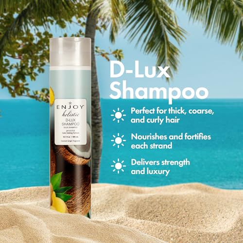 Enjoy Holistic D-Lux Sulfate-Free Nourishing Shampoo for Curly & Colored Hair