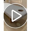 Waterproof Fitted Massage Table Sheets with Face Hole 31.5 x 75 in Spa Bed Cover