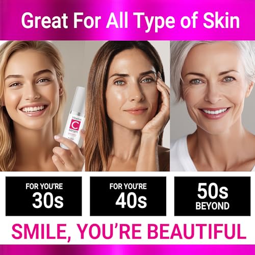 Vitamin C Face Serum for Radiance & Hydration - Vegan Cruelty-Free, Lightweight, Non-Greasy, American-Made