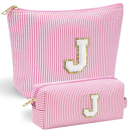 F-color 5 Pack TSA Approved Toiletry Bag and 3 Pack Clear Makeup Bag