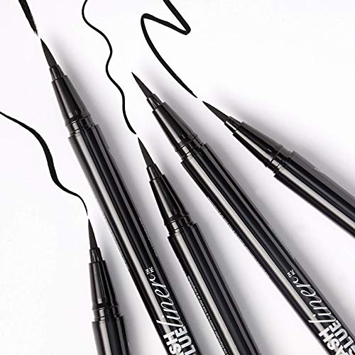 KISS Lash Glueliner 2-in-1 Eyelash Adhesive & Eyeliner, Matte Black, 0.03 Fl Oz Pack of 5