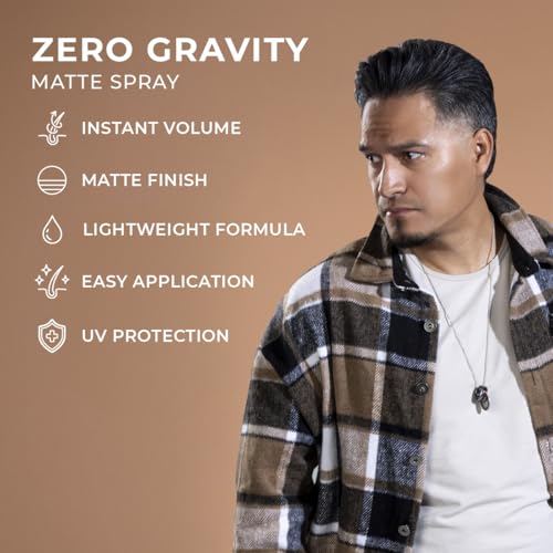 Zero Gravity Matte Hair Spray - Adds Volume, Fullness & UV Protection