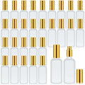 Roshtia Gold 30 Pack Glass Spray Bottles 3.4 oz Refillable Perfume Containers