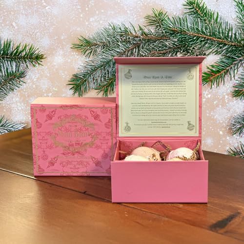 Bath Bomb Gift Set with Essential Oils - Relaxing, Plant-Based Scents for Spa-Like Bathing - Mom Bomb