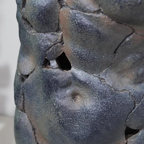 Greek Male Torso Bust Sculpture - Abstract Cracked Apollo Statue - Man Variation