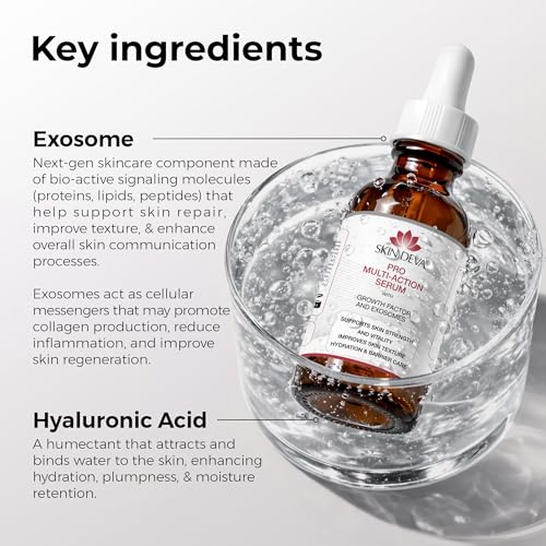 Skin Deva Pro Multi-Action Serum 1 Fl Oz with Exosome Bio-Active Complex